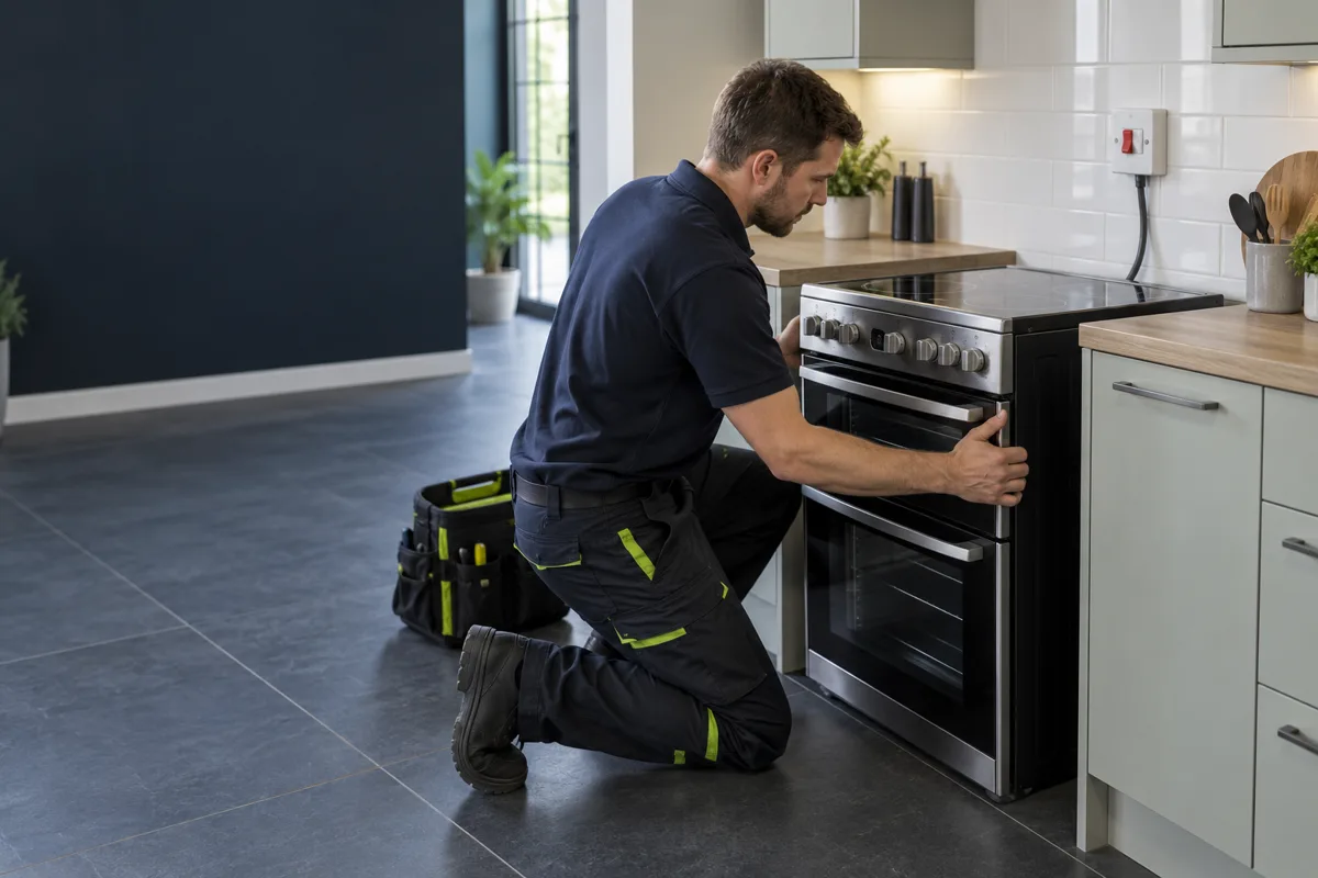 Cooker Installation carried out by a professional appliance installer