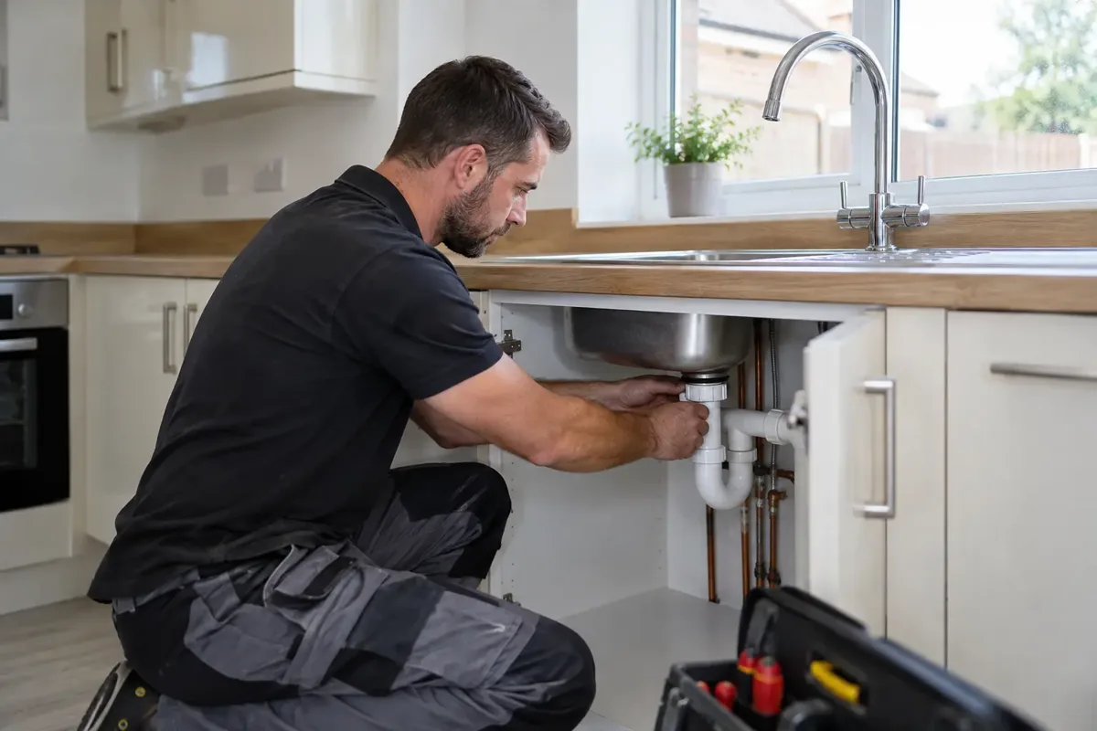 Kitchen Plumbing Installation carried out by a kitchen plumber
